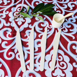 bamboo biodegradable compostable cutlery knife