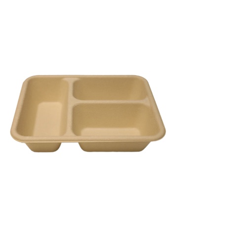 Disposable bamboo biodegradable containers 3 compartment Disposable bamboo biodegradable containers 3 compartment