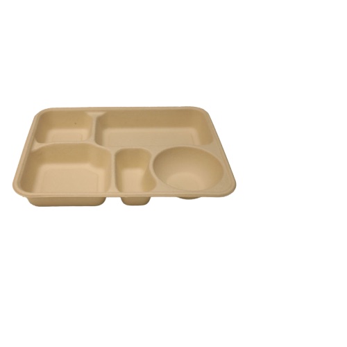 Disposable bamboo biodegradable containers 5 compartment Disposable bamboo biodegradable containers 5 compartment