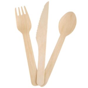 Biodegradable Bamboo Cutlery 3 piece