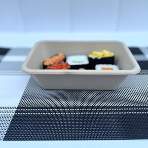 1 compartment rectangle container with lid
