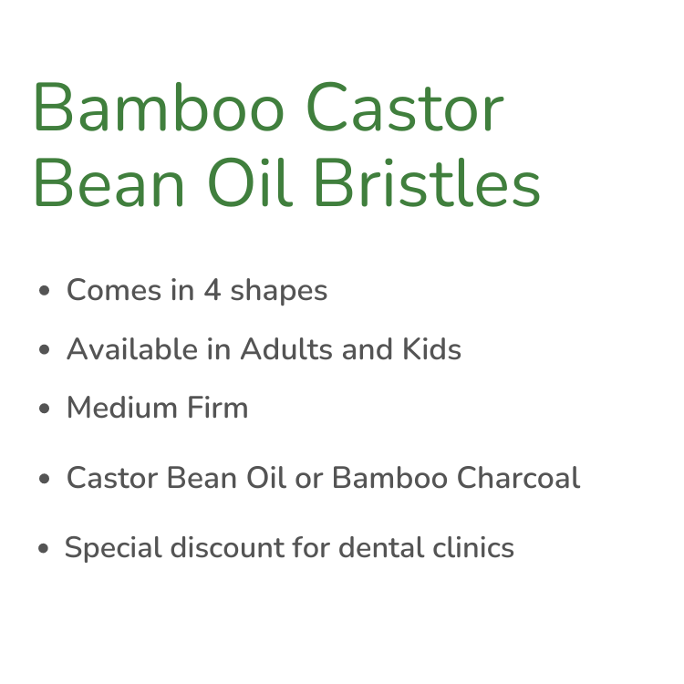 Bamboo toothbrush bristle biodegradable ecofriendly ecoluxe dental